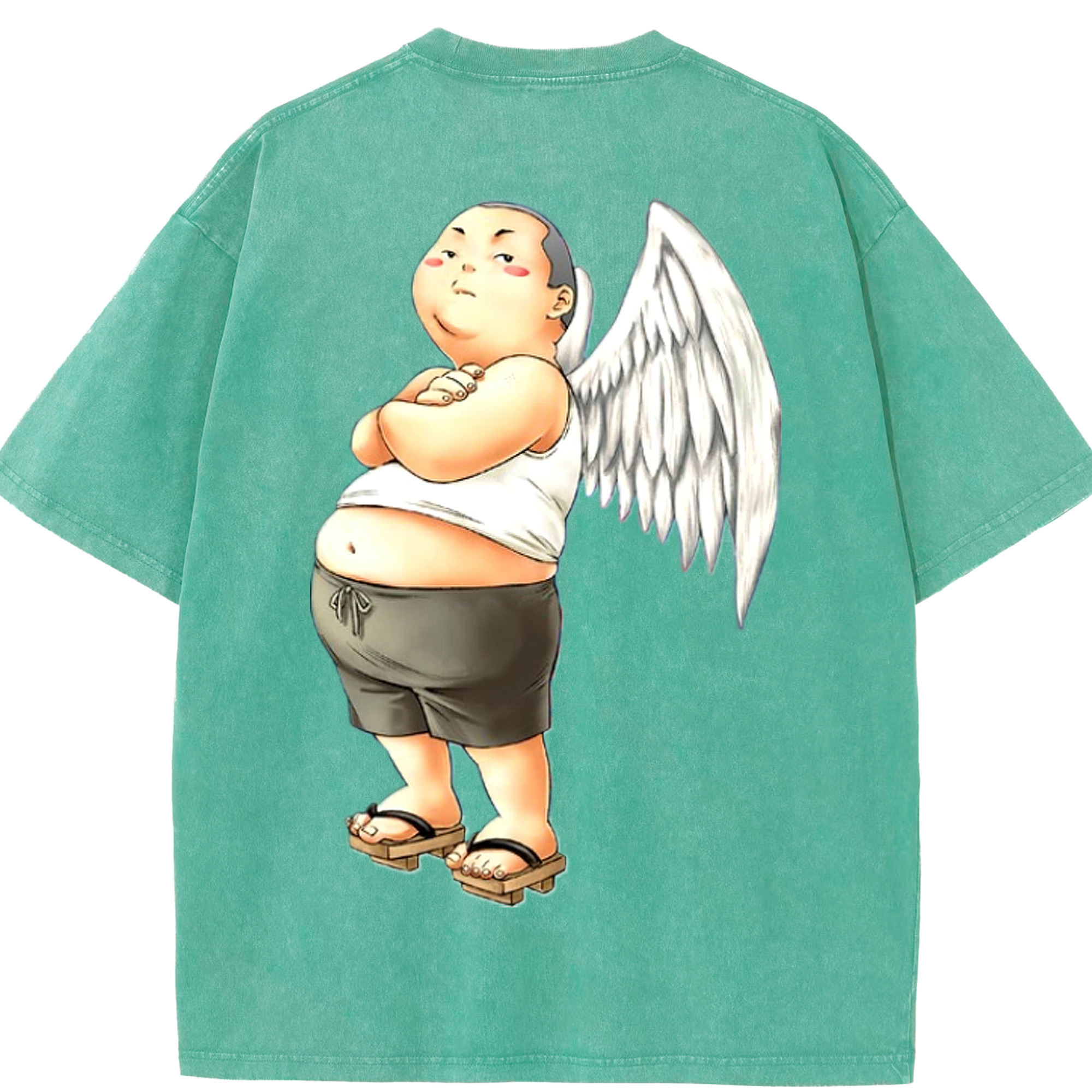 （画像用） 遊☆戯☆王 Yu-Gi-Oh! 綿100% ヴィンテージ風 半袖Tシャツ（背面プリント）